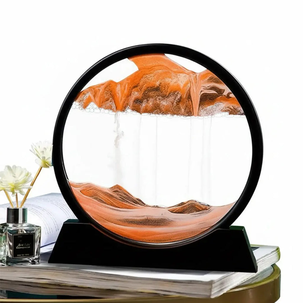 3D Moving SandScapes Lamp with Box and Refilling Infection bareera bazaar