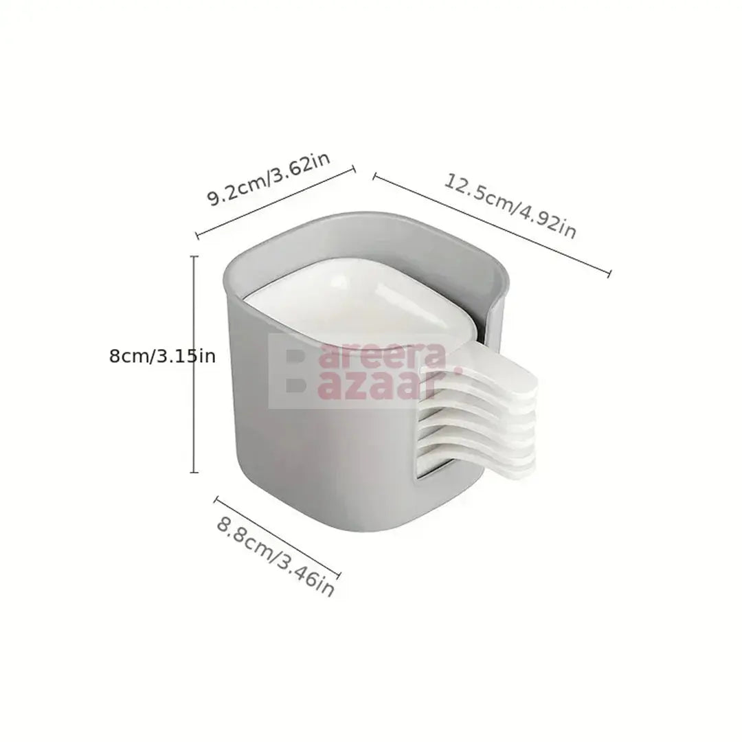 Set of 6pcs Small Tableware 5pcs Plates with 1 Holder Set bareera bazaar