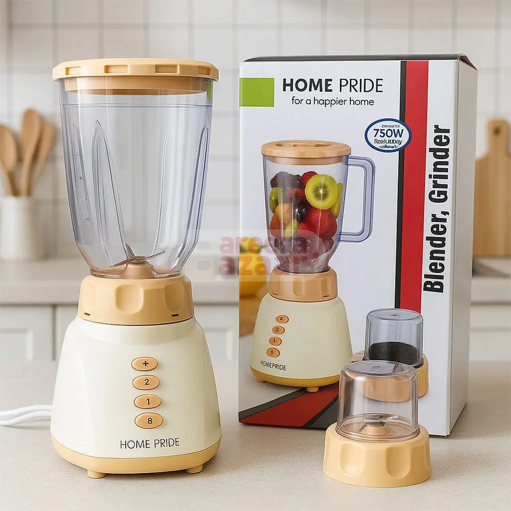 HomePride 2in1 Table Electric Blender/Grinder with Box Packing bareera bazaar