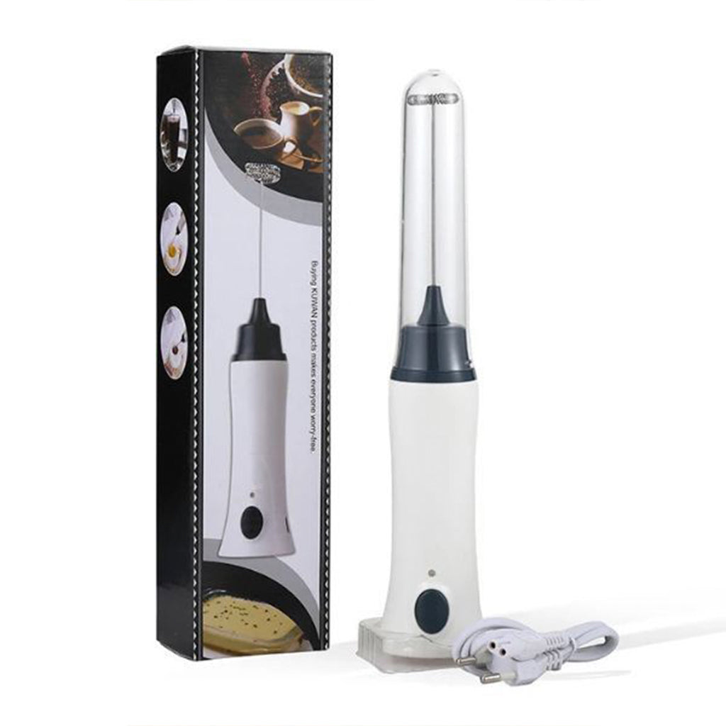 Heavy Duty 2in1 Rechargeable + Direct Power Milk Frother Coffee Beater