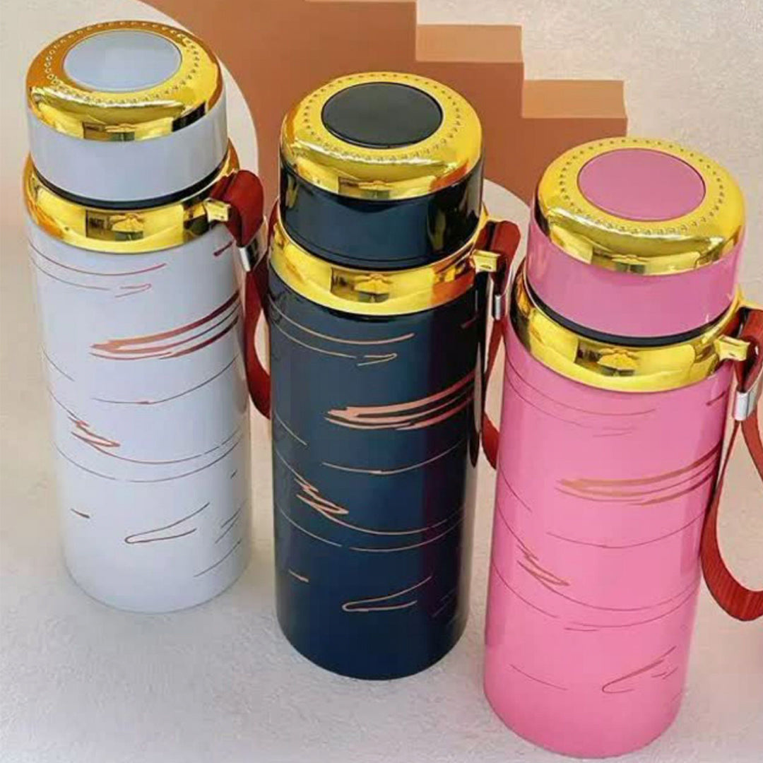 1000ml Stainless Steel New Golden Signature Texture Water Bottle