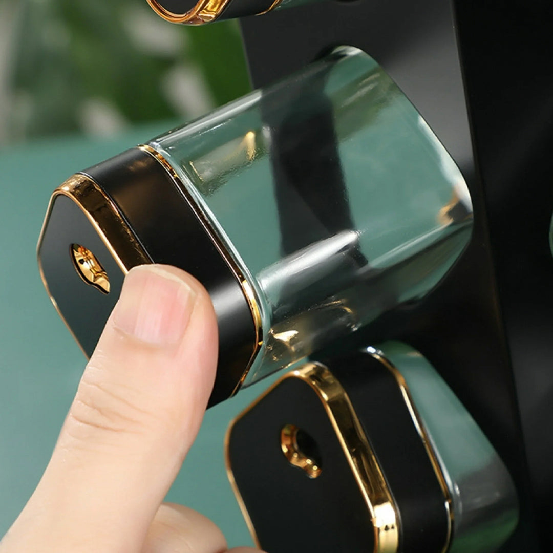 Imported Luxury 12pcs Rotating Kitchen Spice Jar