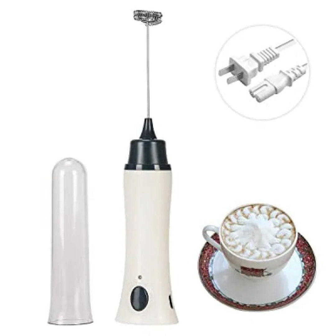 Heavy Duty 2in1 Rechargeable + Direct Power Milk Frother Coffee Beater