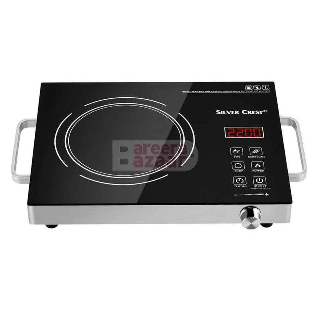 SilverCrest Hot Plate Infrared Induction Cooktop Stove – 2200W bareera bazaar