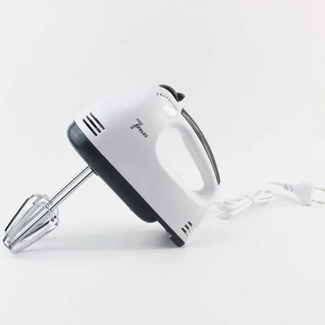 Electric Scarlett Hand Mixer with 7 Speed Egg Beater and Chrome Beater + Dough Hook bareera bazaar