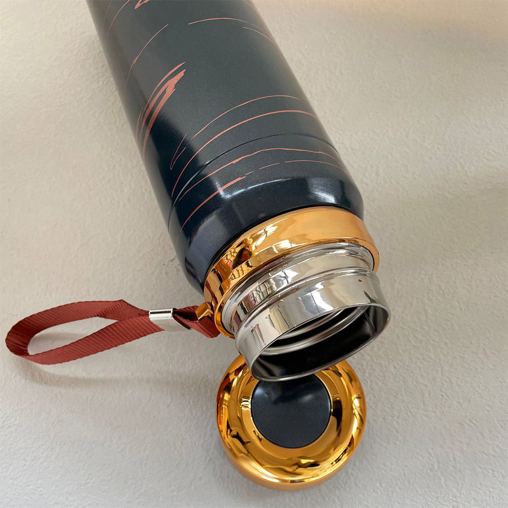 1000ml Stainless Steel New Golden Signature Texture Water Bottle