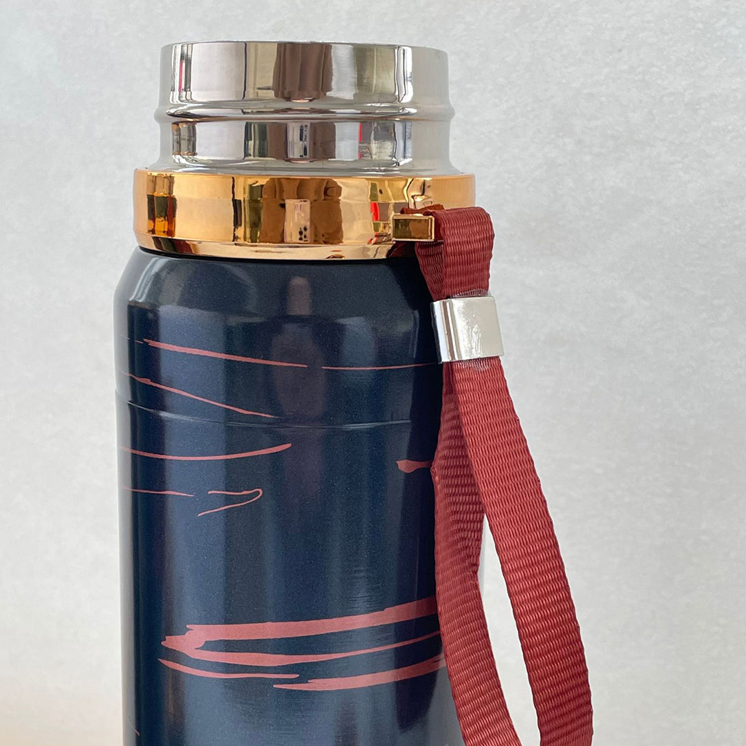 1000ml Stainless Steel New Golden Signature Texture Water Bottle