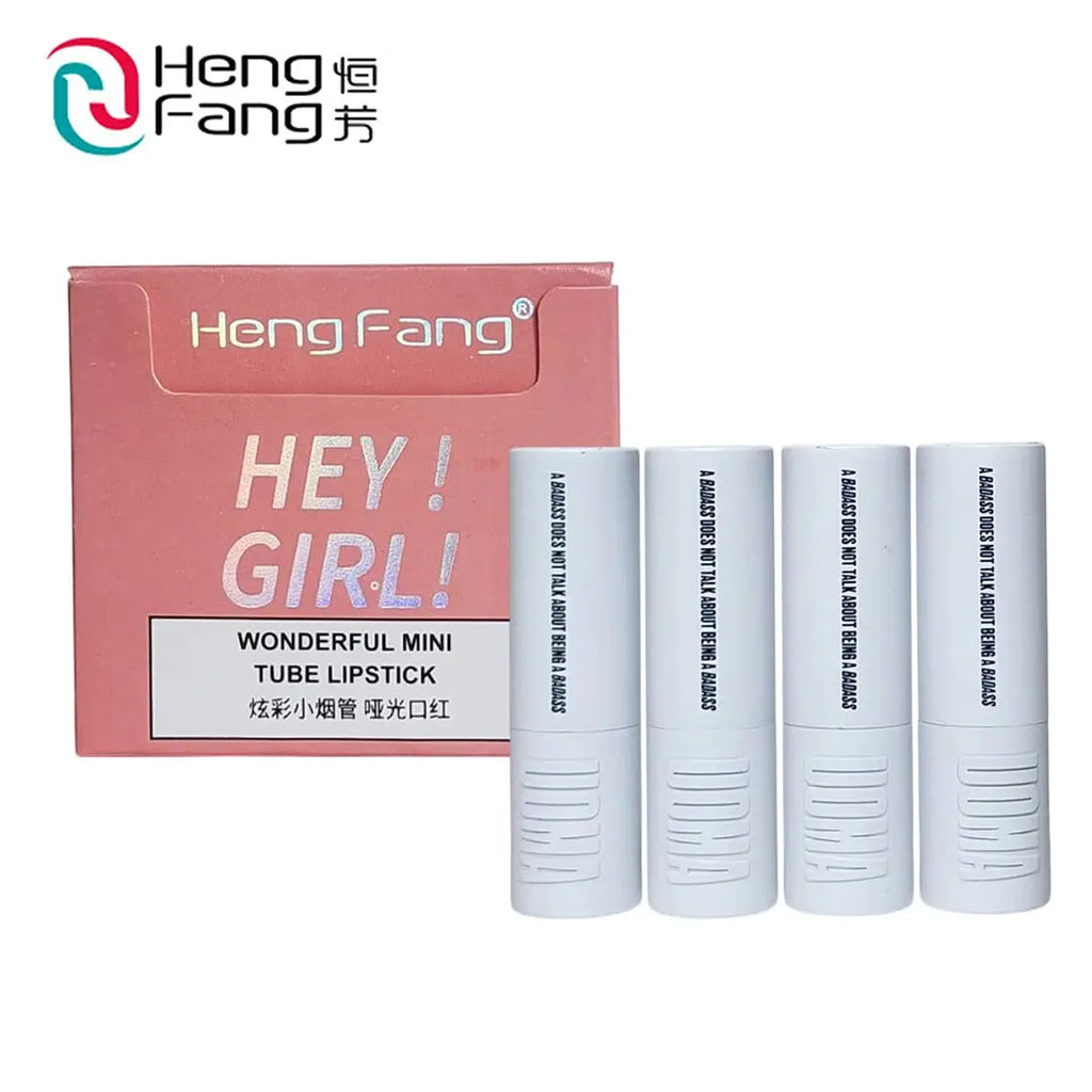 Heng Fang New Hey Girl Metal Tube Lipstick set bareera bazaar