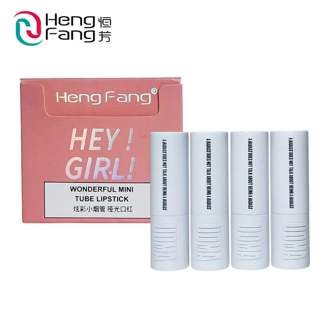 Heng Fang New Hey Girl Metal Tube Lipstick set bareera bazaar