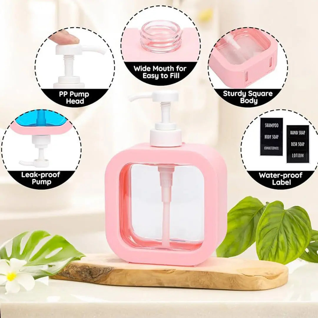 Kitchen Liquid Hand Soap Dispenser (Pink colour) bareera bazaar