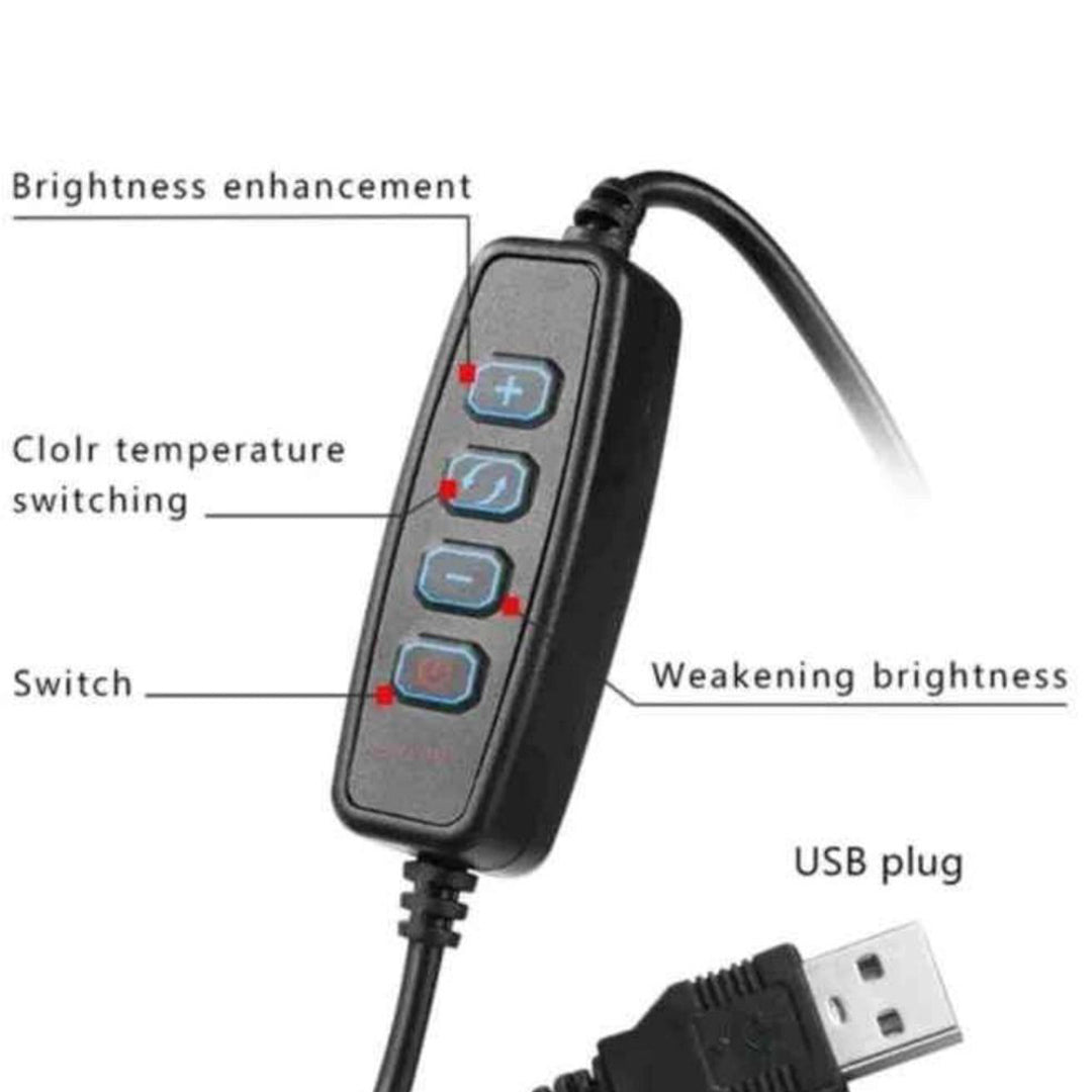 26cm 3modes Ring Light with 7ft Stand