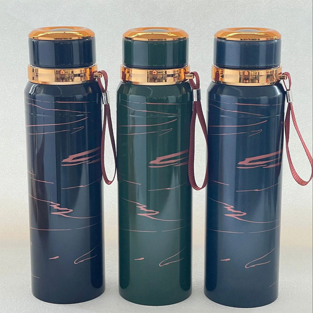 1000ml Stainless Steel New Golden Signature Texture Water Bottle