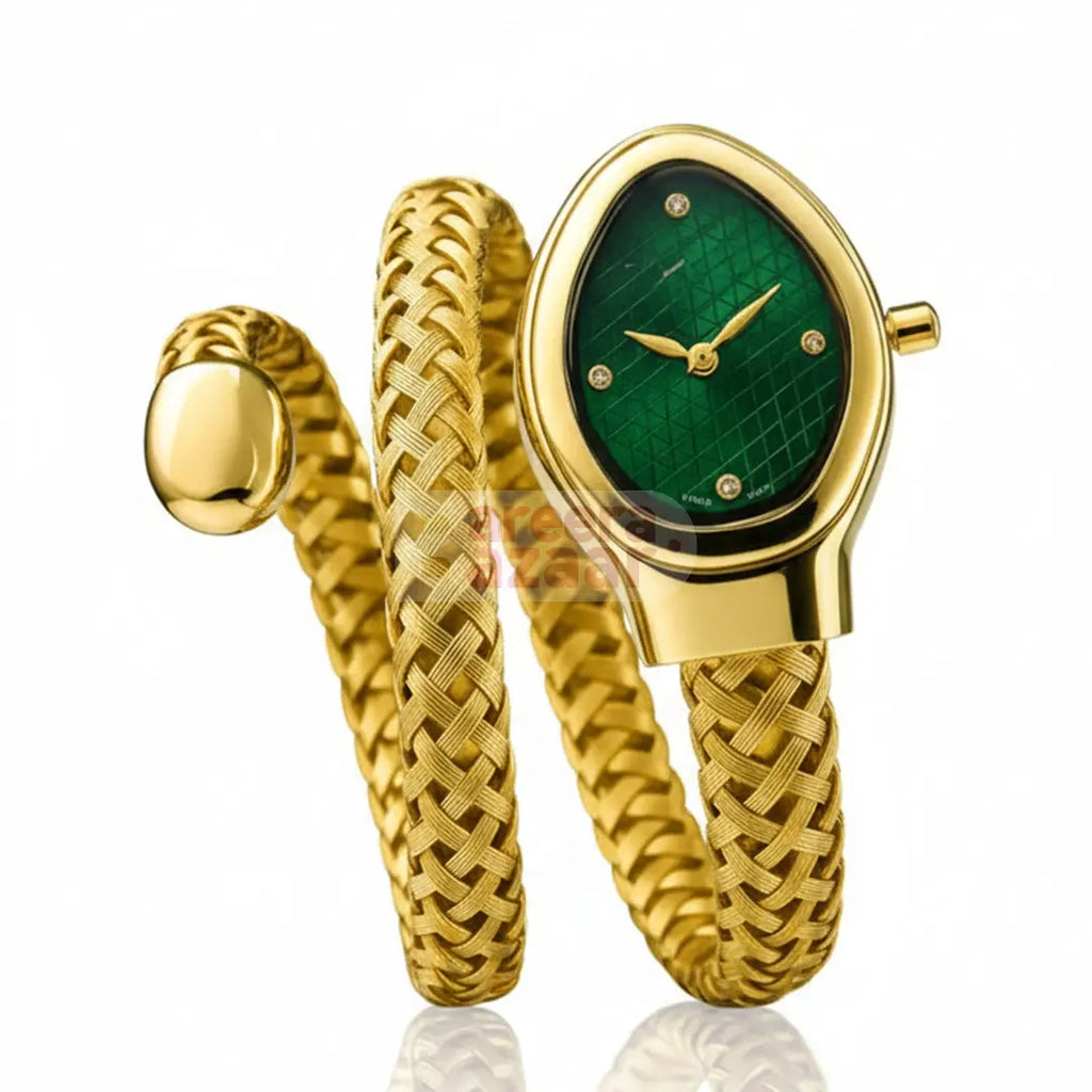 Snake Bracelet Woman Watch bareera bazaar