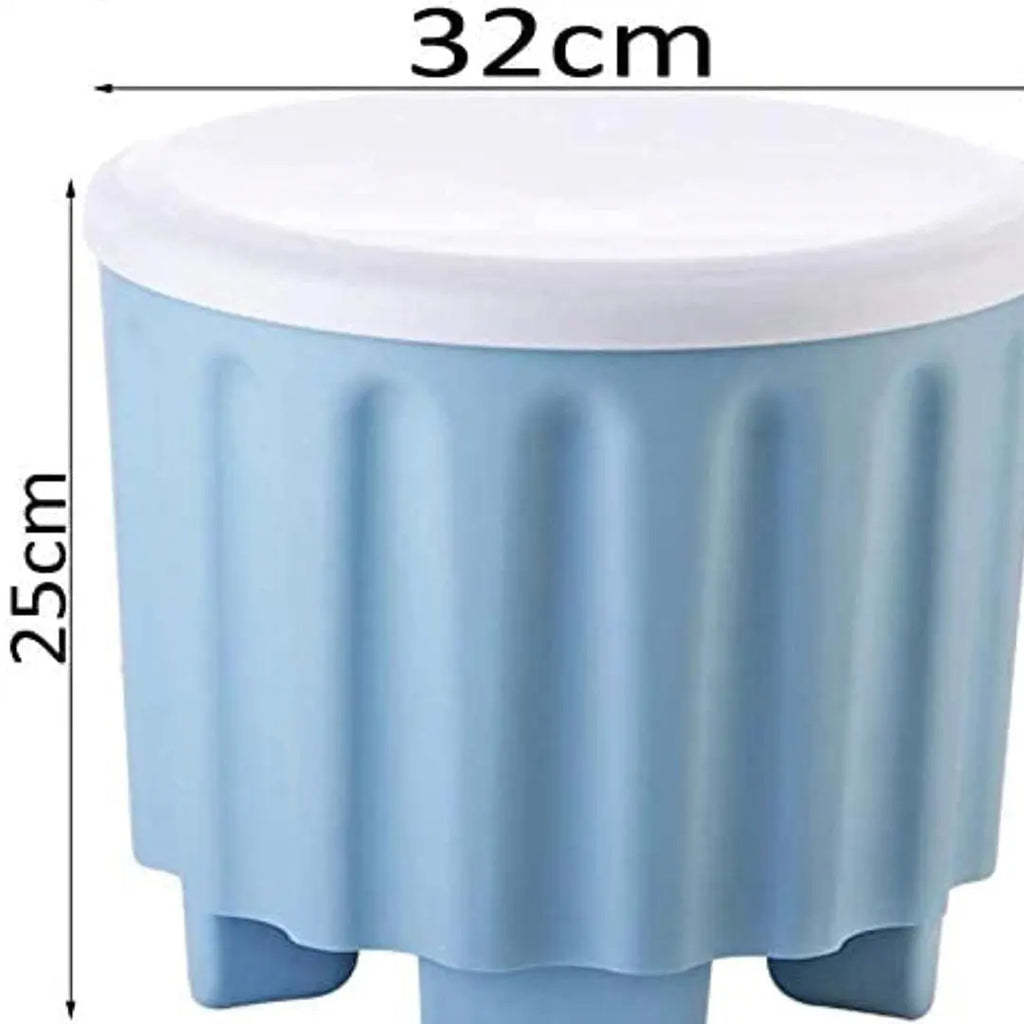 Colourful Drum Storage Kids Stool Box bareera bazaar