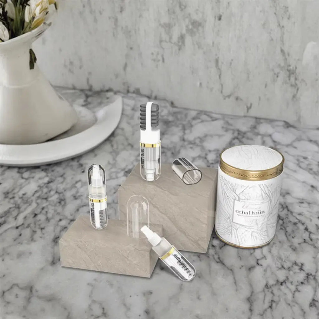 3in1 New Shoe Cleaning Brush with Spray bareera bazaar