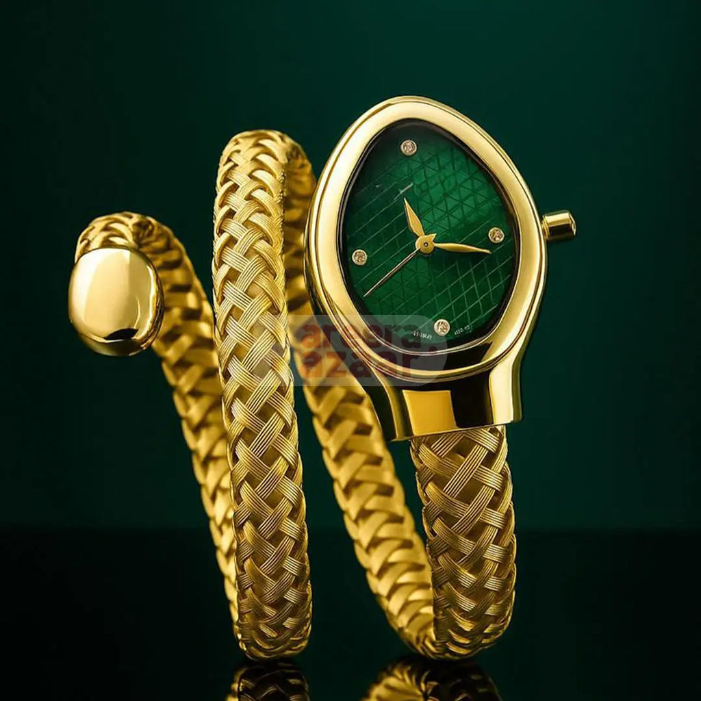 Snake Bracelet Woman Watch bareera bazaar