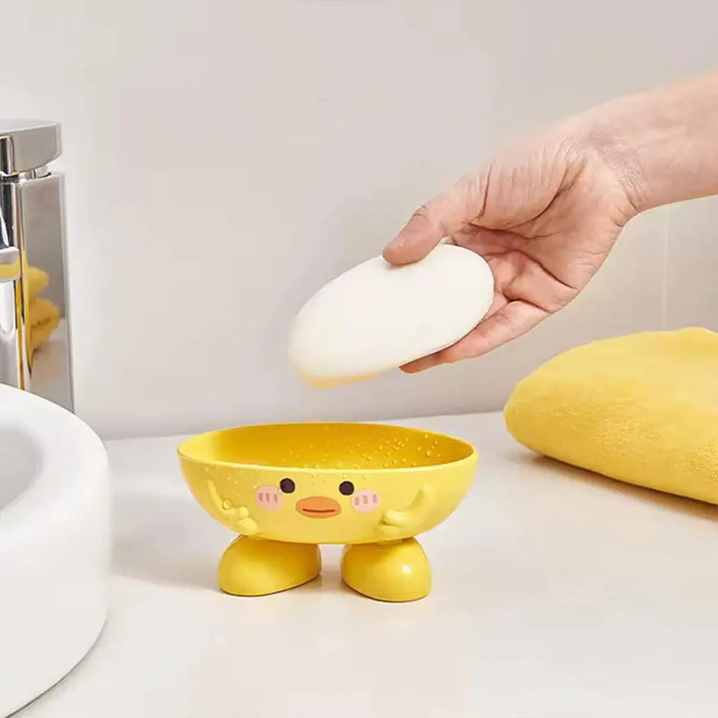 New Duck Cup Drainage Soap Holder Bareera bazaar