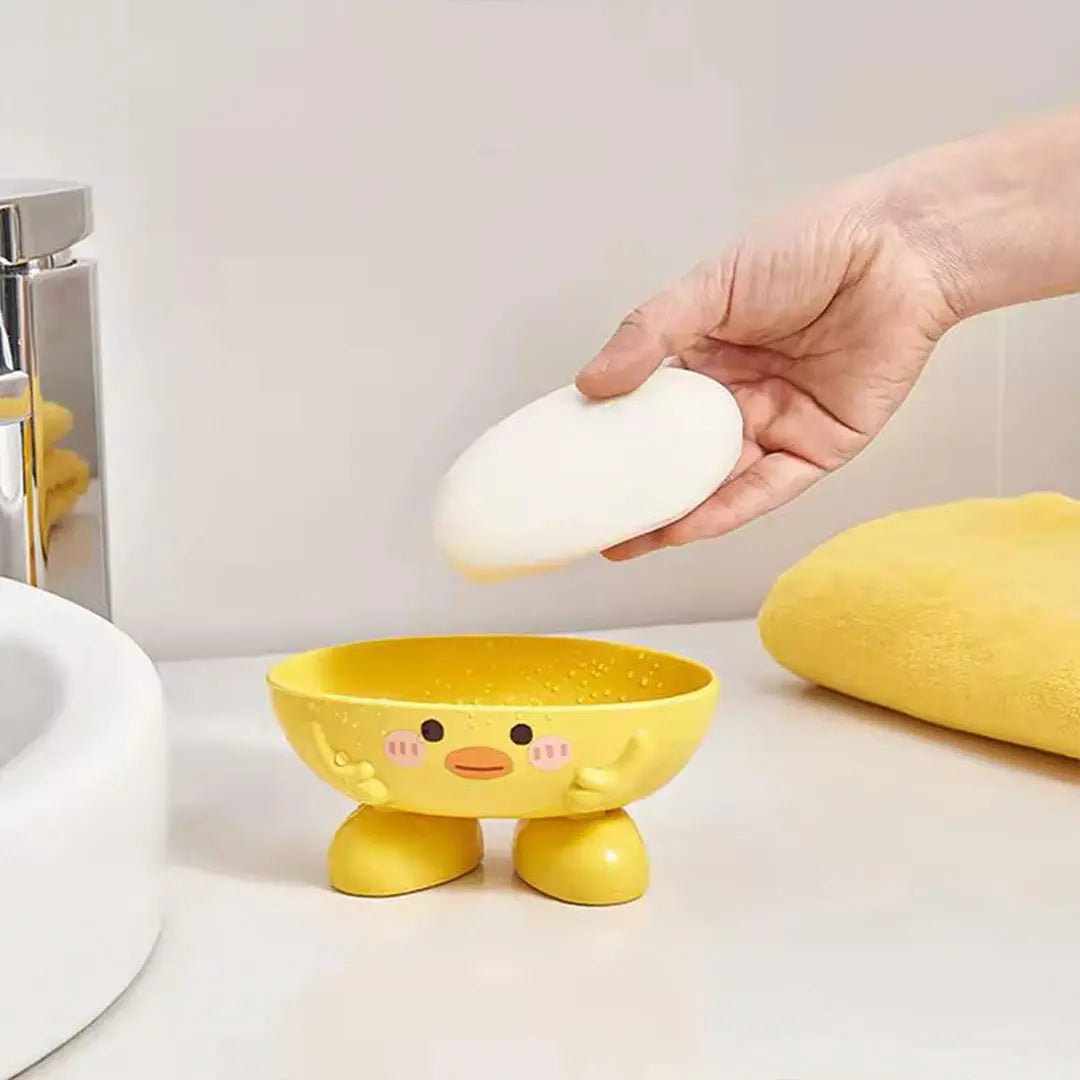 New Duck Cup Drainage Soap Holder Bareera bazaar