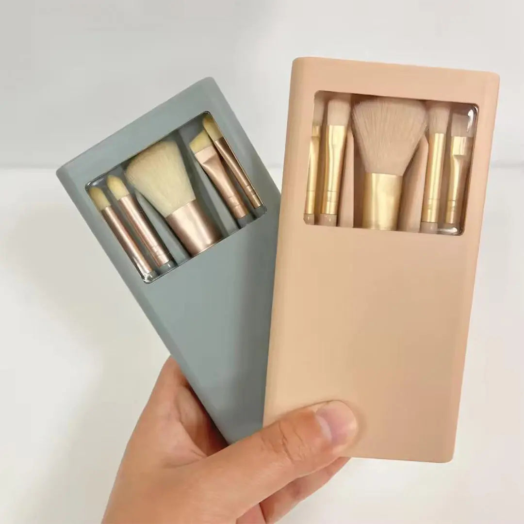 5pcs Makeup Travel with Front Mirror bareera bazaar