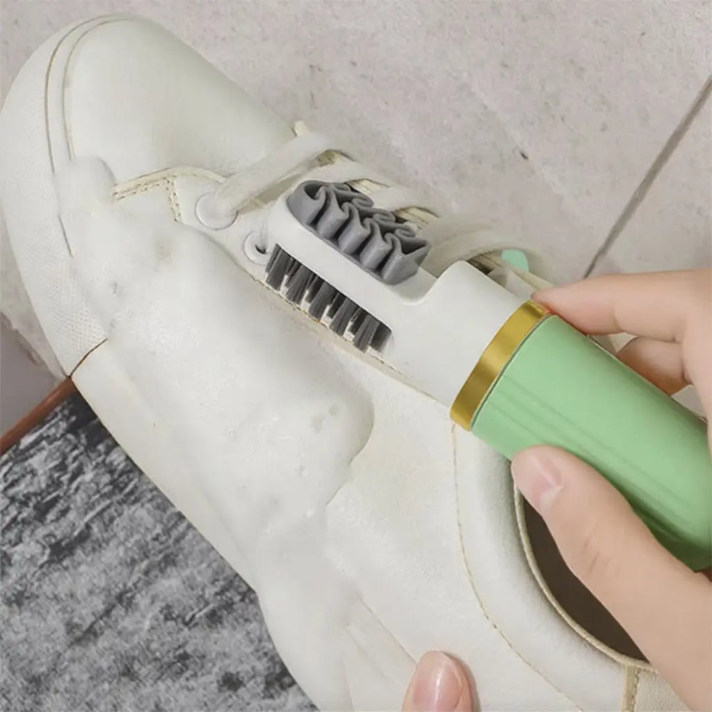 3in1 New Shoe Cleaning Brush with Spray bareera bazaar