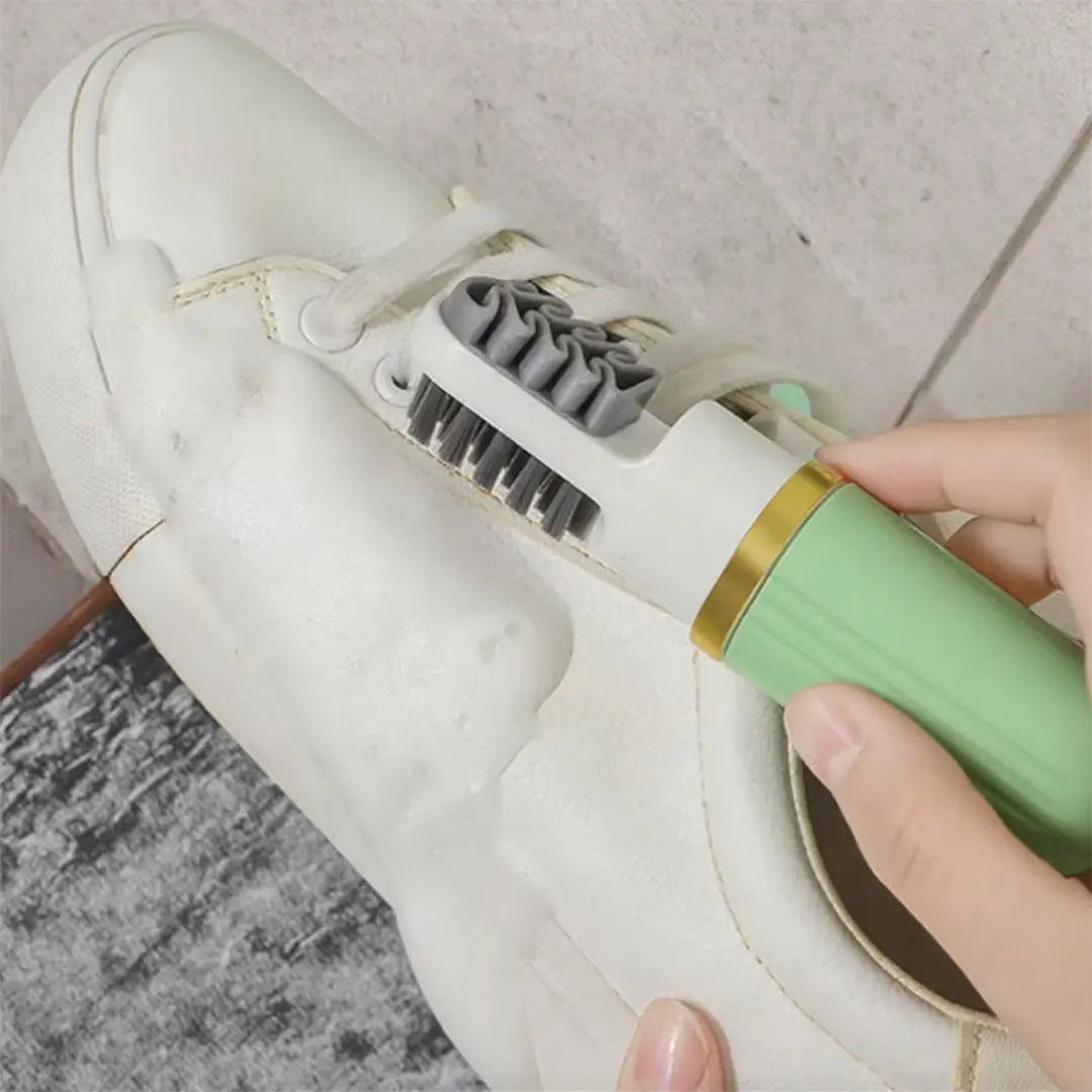 3in1 New Shoe Cleaning Brush with Spray bareera bazaar