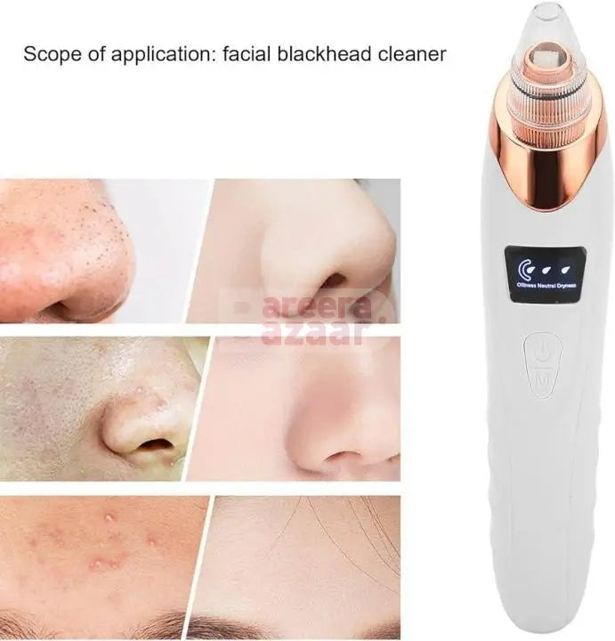 5-in-1 Rechargeable Pore Blackhead Remover bareera bazaar