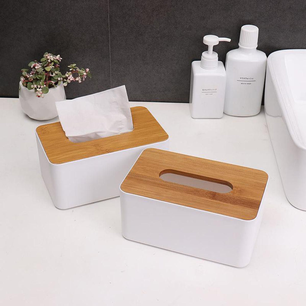 Wooden Shape Tissue Paper Box