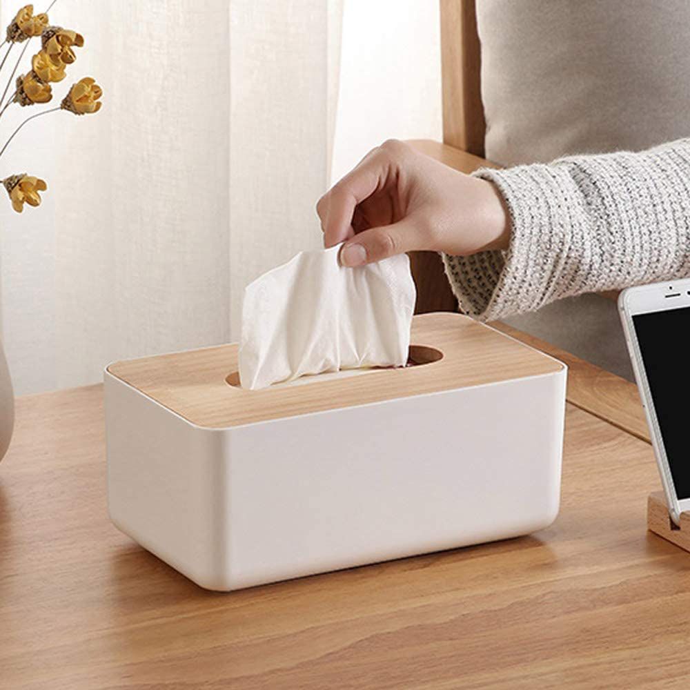 Wooden Shape Tissue Paper Box