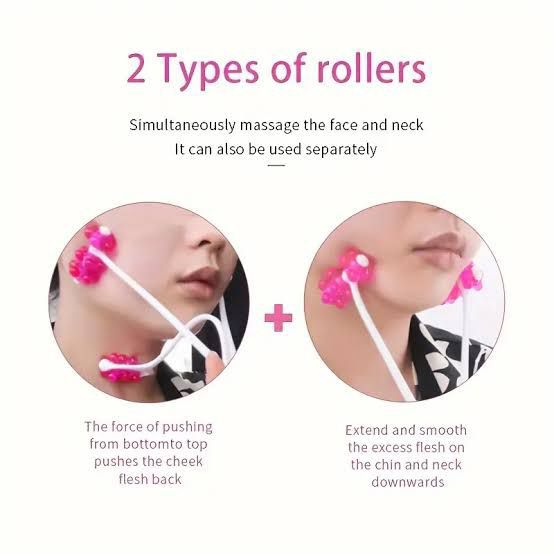 2in1 FaceUp Face Massager Roller