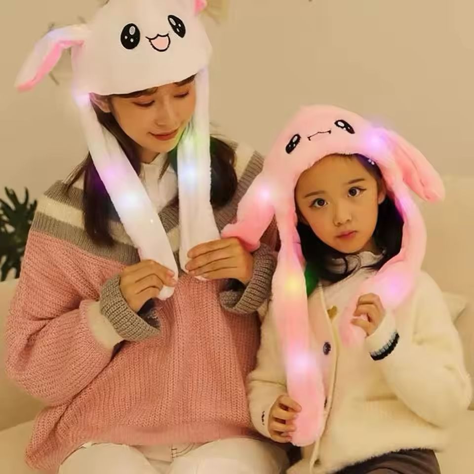 Bouncy Bunny Hat with LED Lights