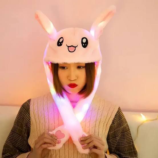 Bouncy Bunny Hat with LED Lights