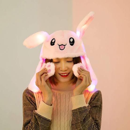 Bouncy Bunny Hat with LED Lights