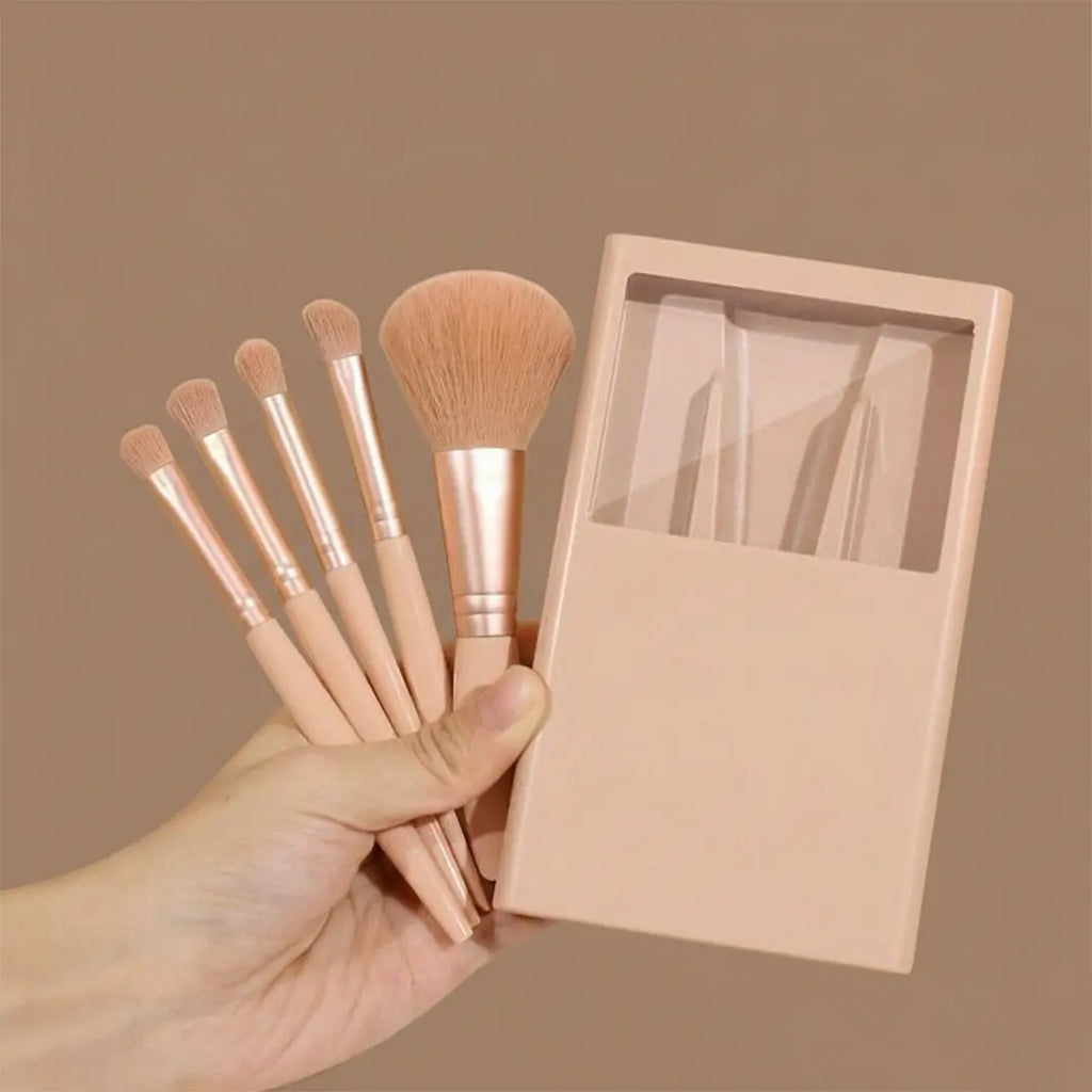 5pcs Makeup Travel with Front Mirror bareera bazaar