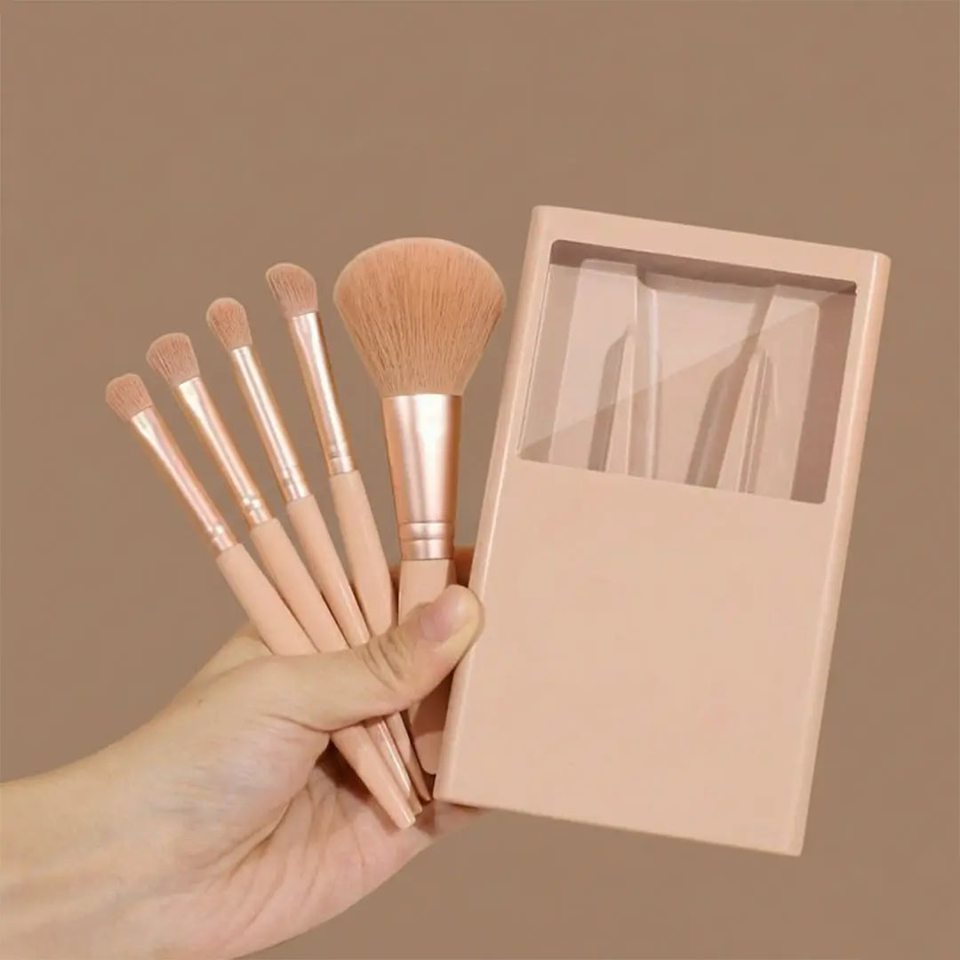 5pcs Makeup Travel with Front Mirror bareera bazaar