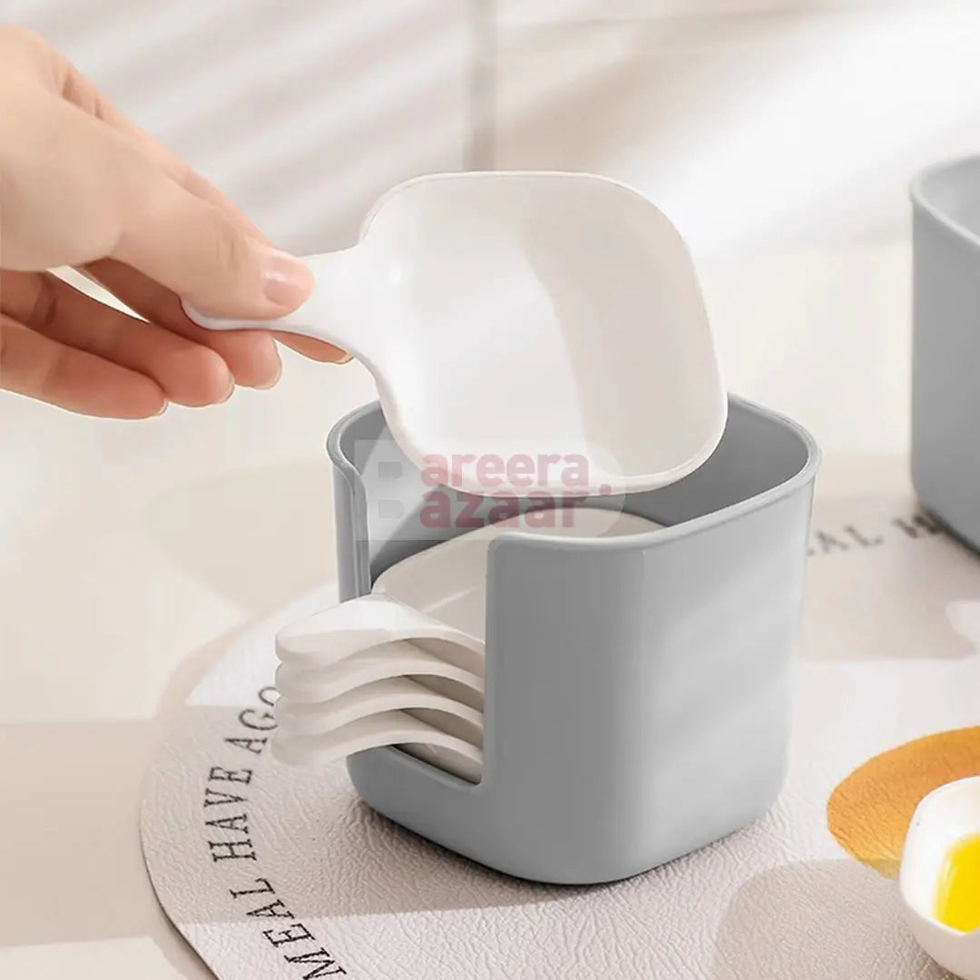 Set of 6pcs Small Tableware 5pcs Plates with 1 Holder Set bareera bazaar