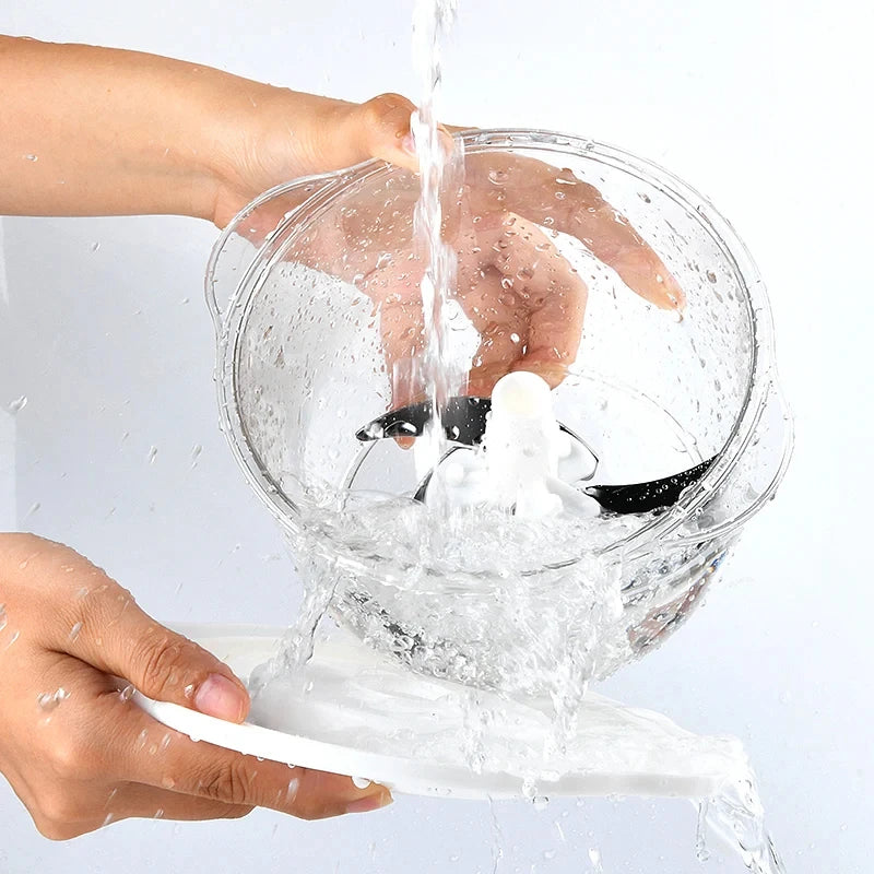 1.5 Litre 3 Blades Push Vegetable Chopper bareera bazaar